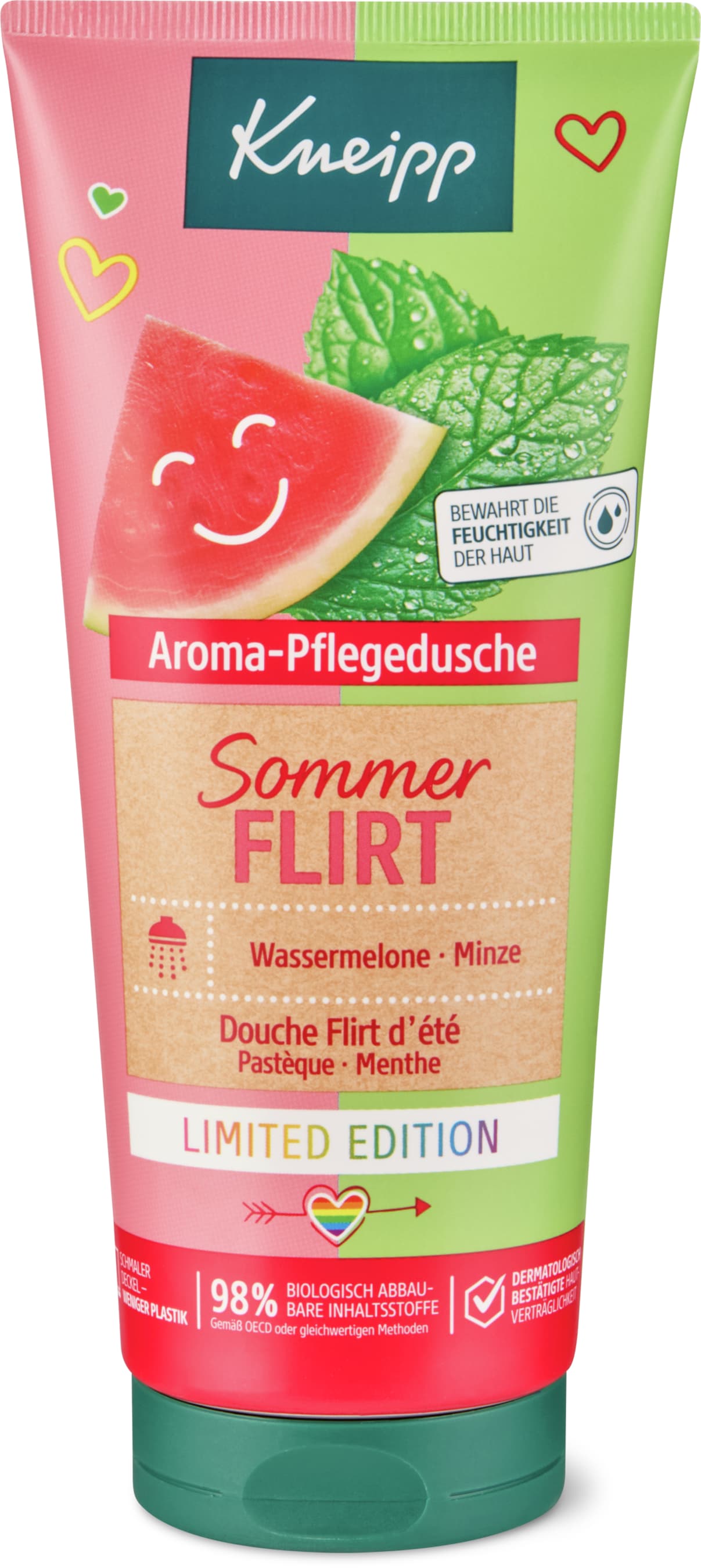Kneipp Sommerflirt Pflegedusche Wassermelone & Minze 200ml